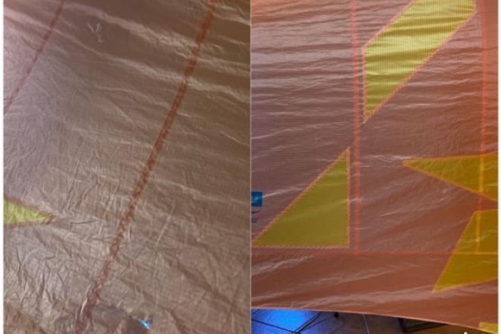 riparazione kite vele - Kite-Reparatur